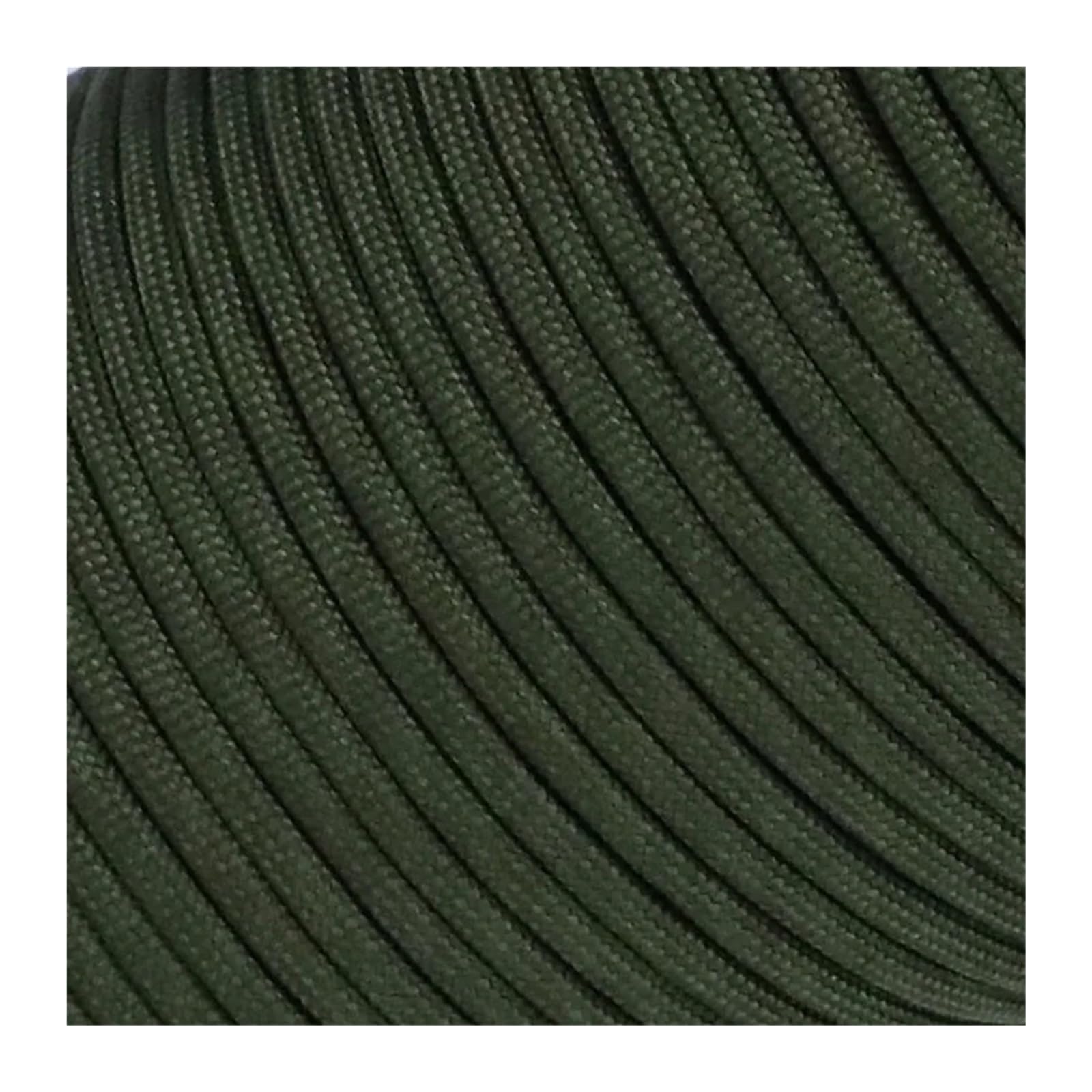 Paracord 5M/15M/30M 7-Core 550 Paracord 4mm Parachute Cord Outdoor Camping survival Rope kit Umbrella Tent Lanyard Strap Clothesline(Green,30m spool version)