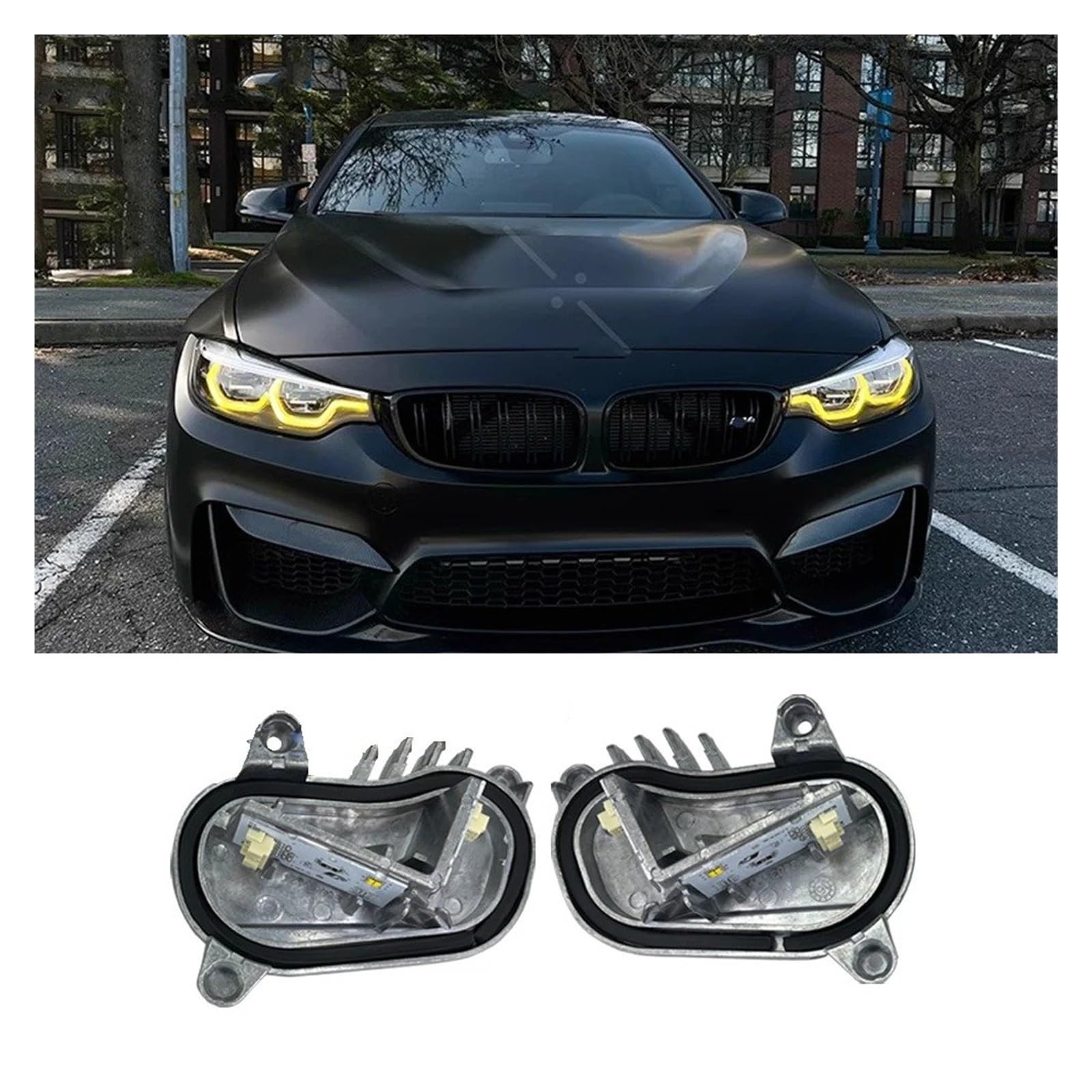 Amazon | ヘッドライト M3 M4 CSL 4 シリーズ DRL イエローゴールド
