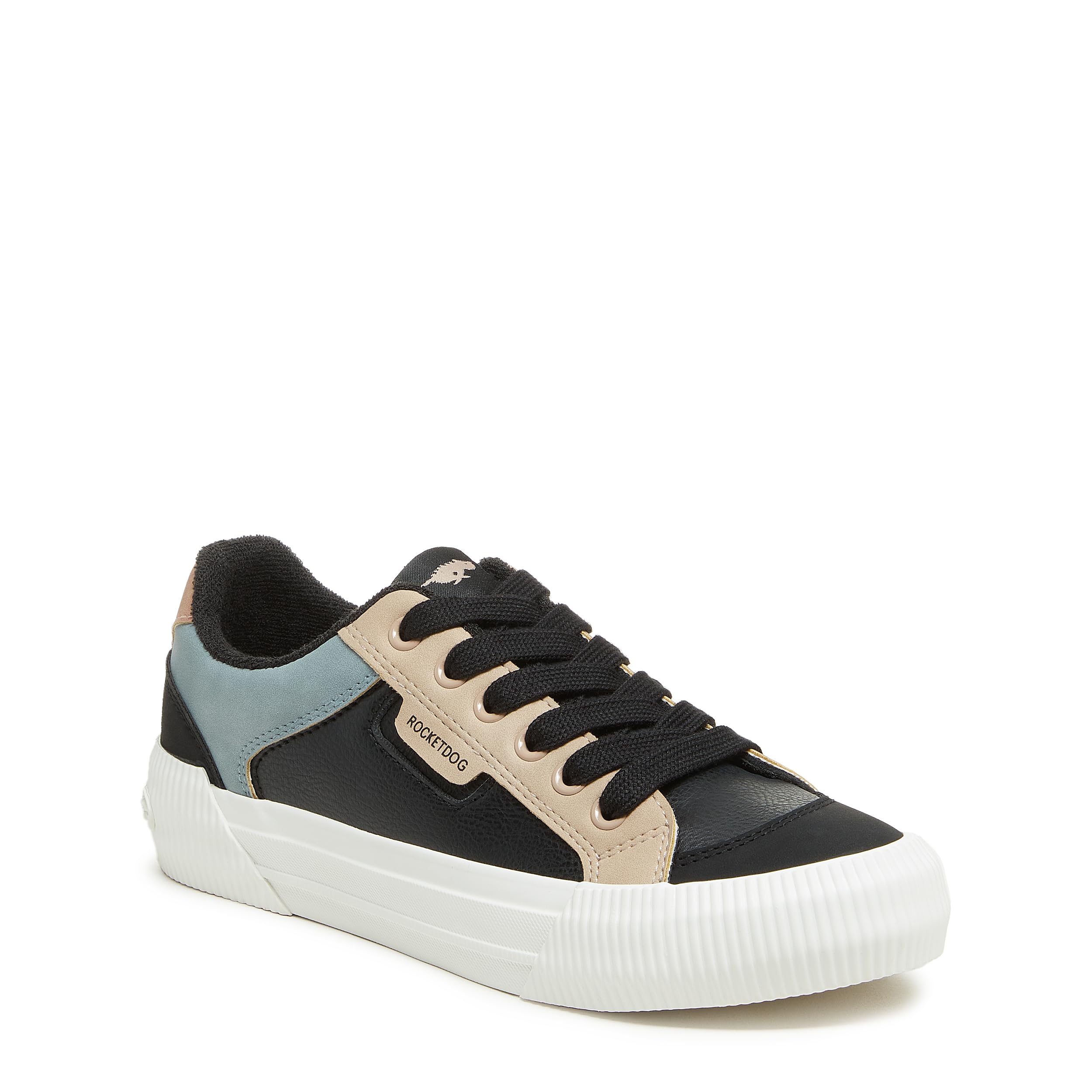Rocket Dog Women's Cheery Sneaker, Black Combo, 4.5 UK