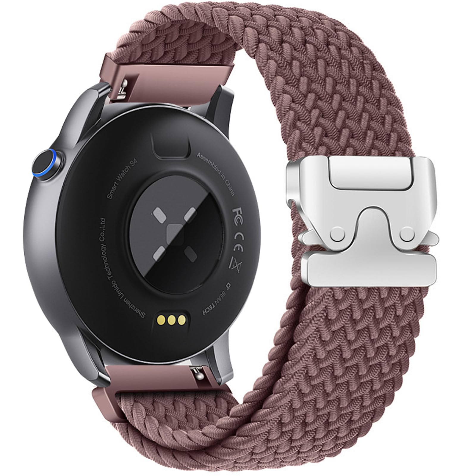 Replacement Bracelet for Amazfit Bip 6/5 Unity/Pace,Stratos 3/2/2S, 22mm Sport Armband Nylon Strap for Amazfit GTR 47mm/GTR 4/3/3Pro/2/Helio,Balance 2 46mm