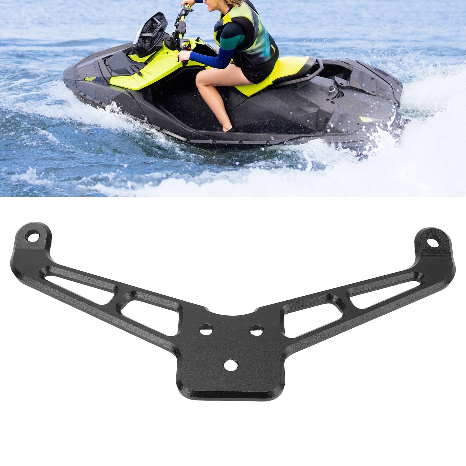 Generic Supporto per Telecamera in Lega di Alluminio per Seadoo GTX RXT, Fascia di Supporto per la Telecamera per Barca Regolabile, Kit di Titoli di Fotocamere Sportivi per Esterni