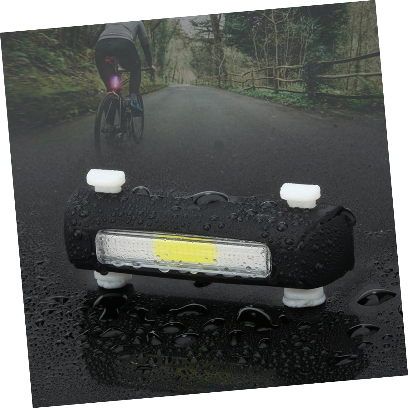 Toddmomy 3 Pièces Mini feu arrière Rechargeable feu arrière Super Brillant Feux arrières Lampe de Poche de sécurité à vélo Lampe de vélo Rechargeable équitation Lumière d'alarme