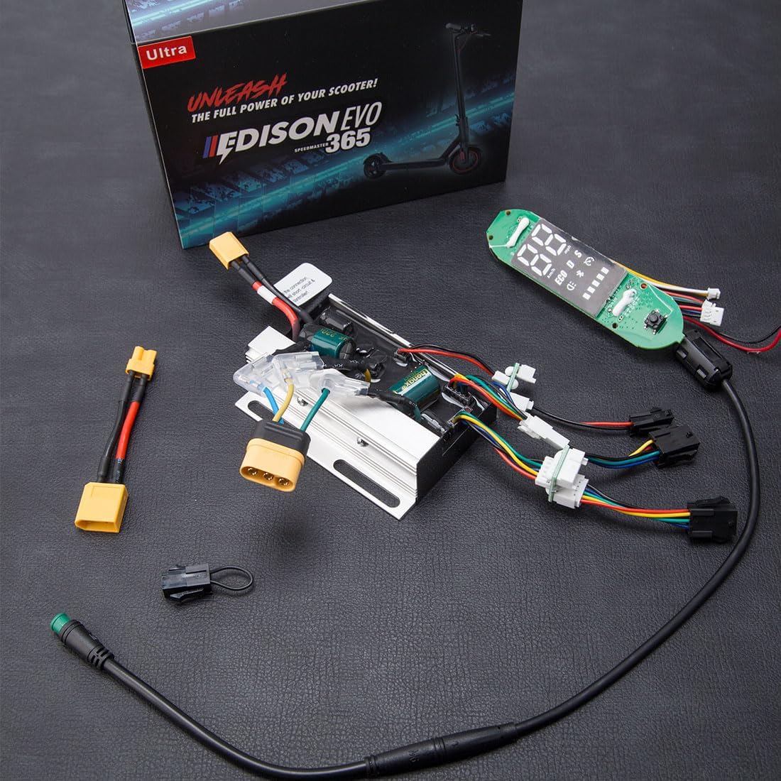 Electric Motor Controller for Electric Scooters, Speed Master 365 Ultra Modified Speed Regulator Controller for Mi 4 Ultra Electric Scooters with Anti-Theft Feature (25mph)