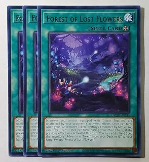 x3 Forest of Lost Flowers - GRCR-EN034 - Rare - New -NM/M