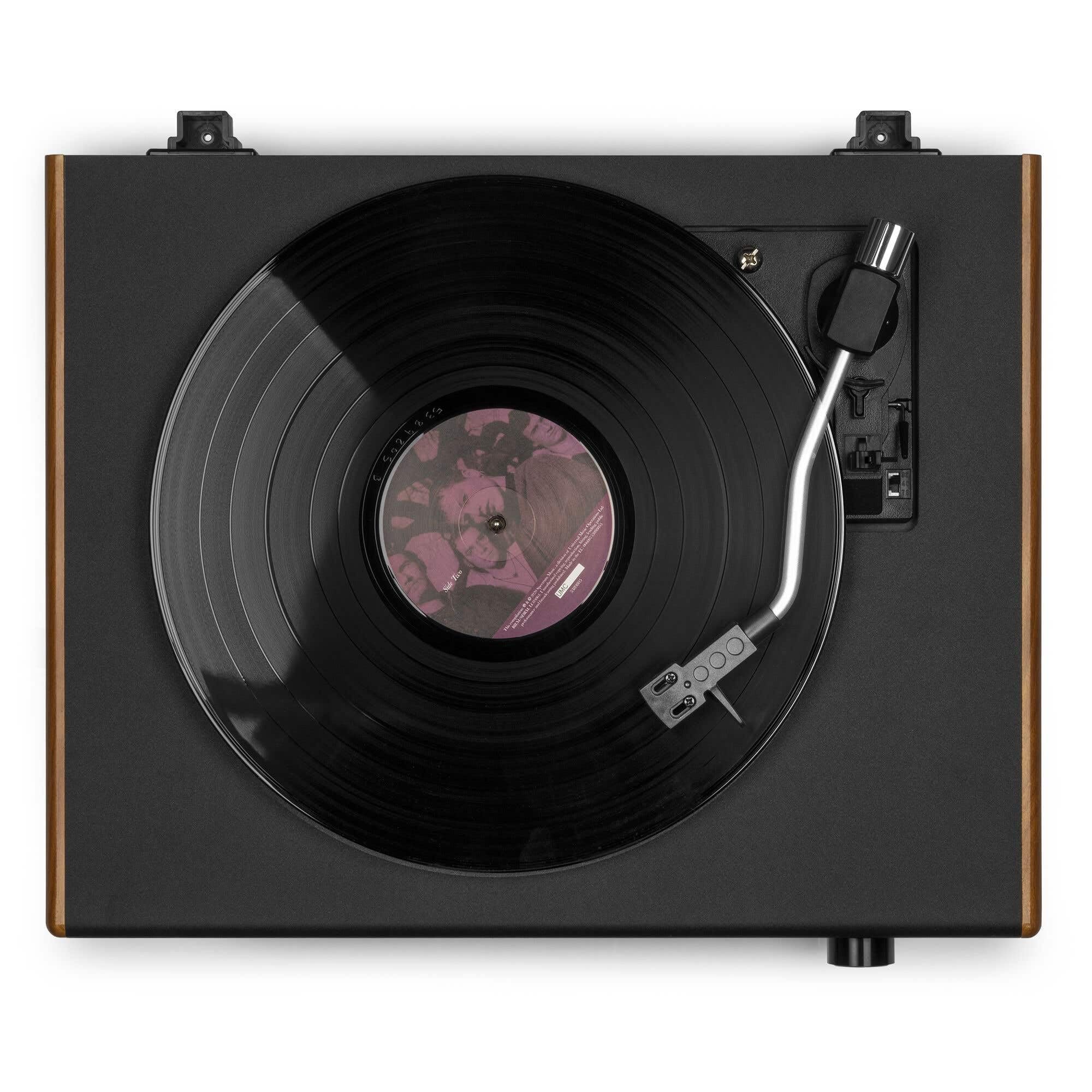 Audizio RP335 - Plattenspieler mit Lautsprecher 2 X 40 Watt, Bluetooth Schallplattenspieler, 33/45 und 78 U/min, Vinyl Player, Record Player mit Vorverstärker, USB, Cinch, Auto-Stop