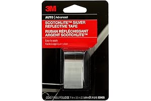 3M Scotchlite Silver Reflective Tape 1 in x 36 in, 1 Roll