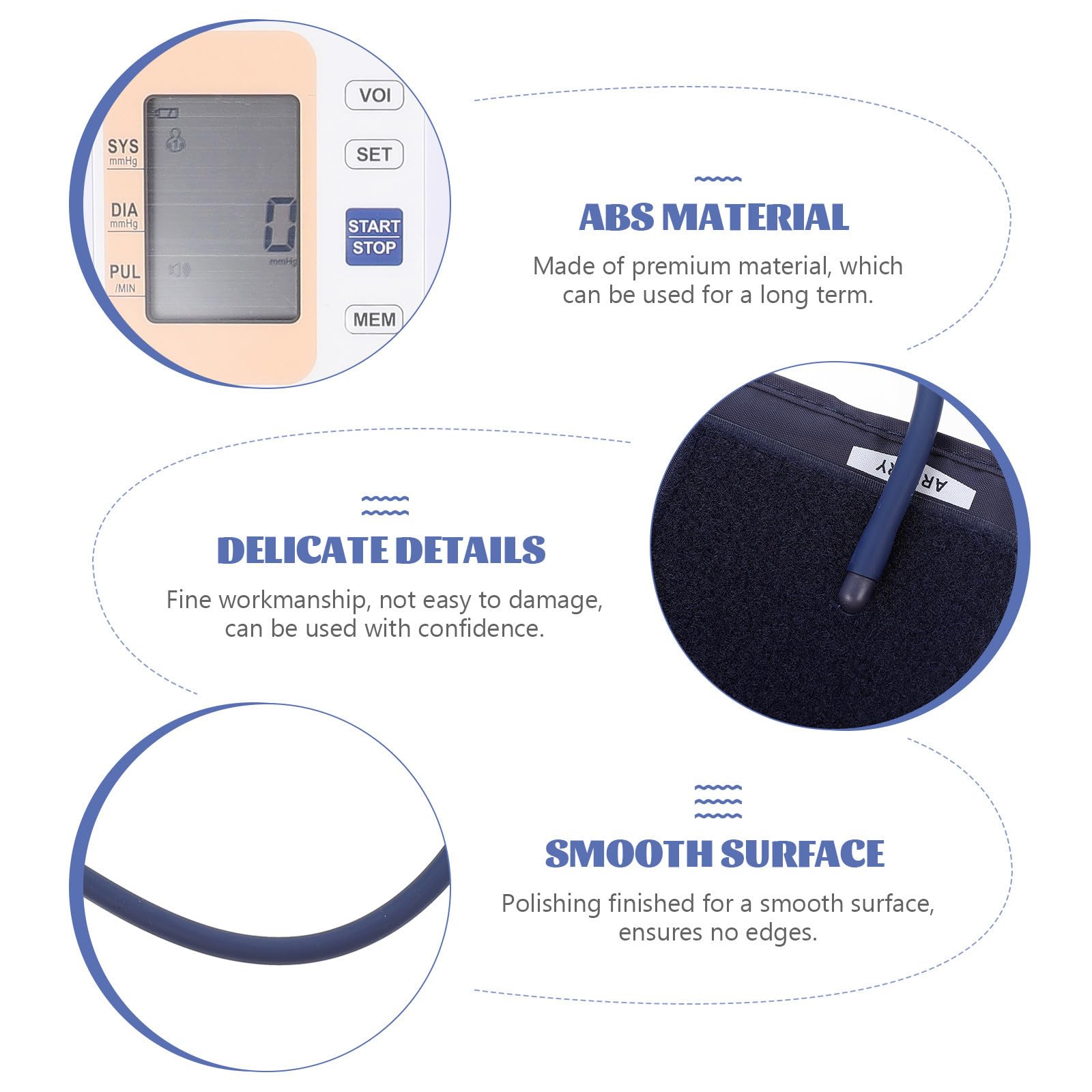 Tensiomètre au Bras Électrique Portable Écran Numérique, Or