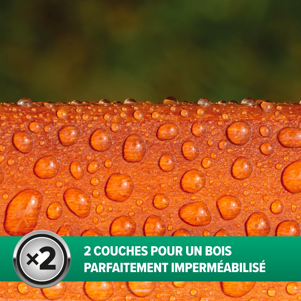 Roxil Liquide Imperméabilisant pour Bois 5 litres Protection Hydrofuge Extérieur Incolore 25m2