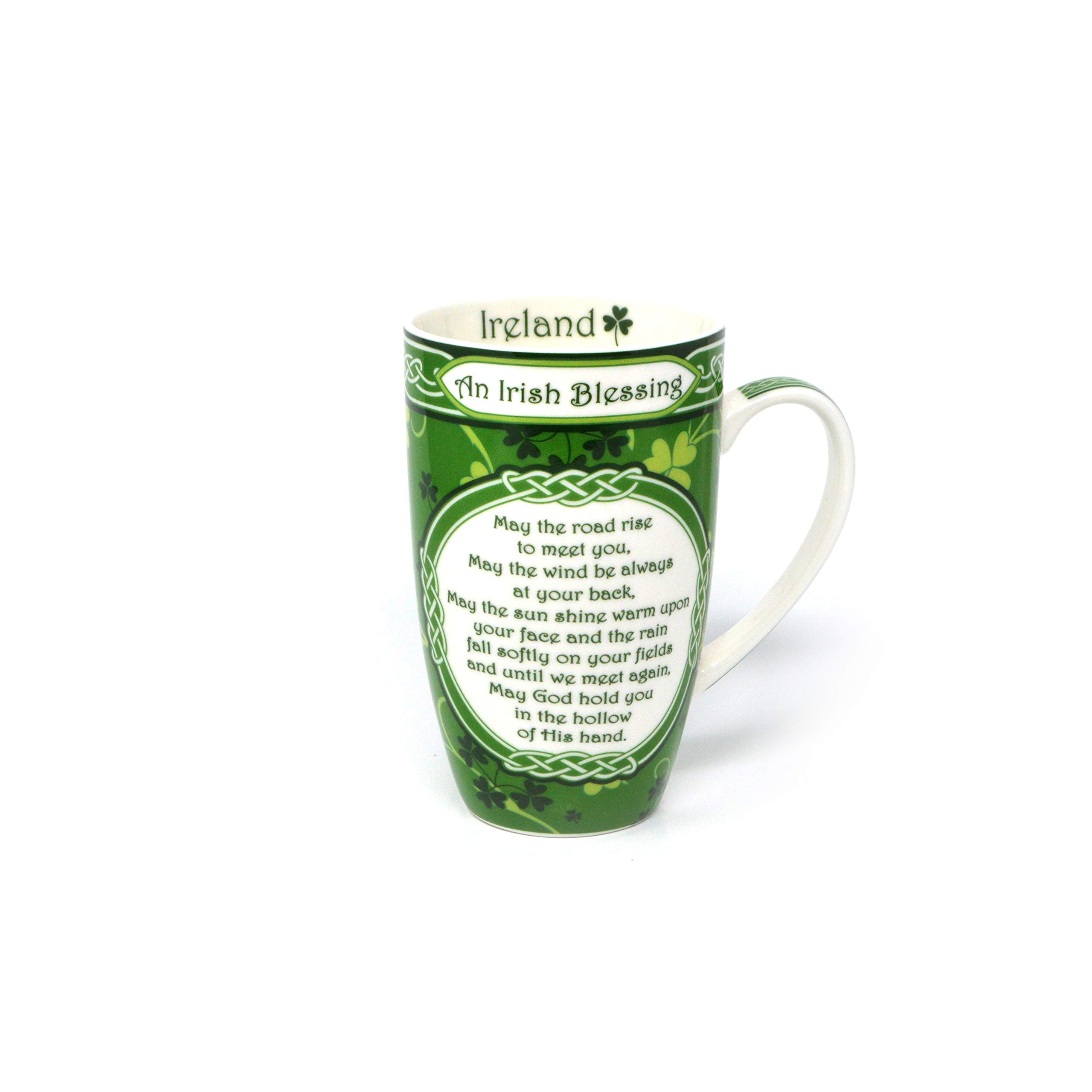 Irish Blessing Mug With Shamrock Design