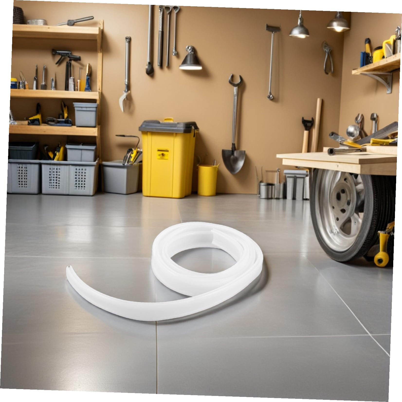 Copertura Diffusore LED in PVC Flessibile, Canale Curvo 1 Pezzo | 39, 3x0, 63 Pollici, per Parete Soffitto Sotto Armadio, Montaggio Rapido, Spazi Abitativi Residenziali