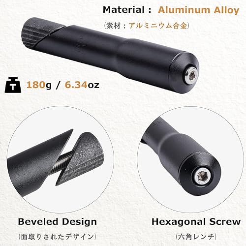 Miniatura 3 de YAPJEB Adaptador elevador de vástago de bicicleta de montaña de 0.2 pulgadas de 0.4 pulgadas de 0.2 pulgadas de 0.39 pulgadas de 0.39 pulgadas de