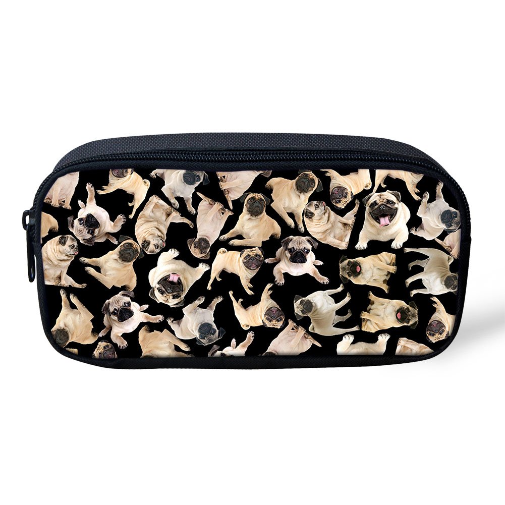 Showudesigns Astuccio Portamatite Bambini - Design Gufo, In Poliestere, Grande Capacità, Multiuso Per Scuola E Trucco - 2