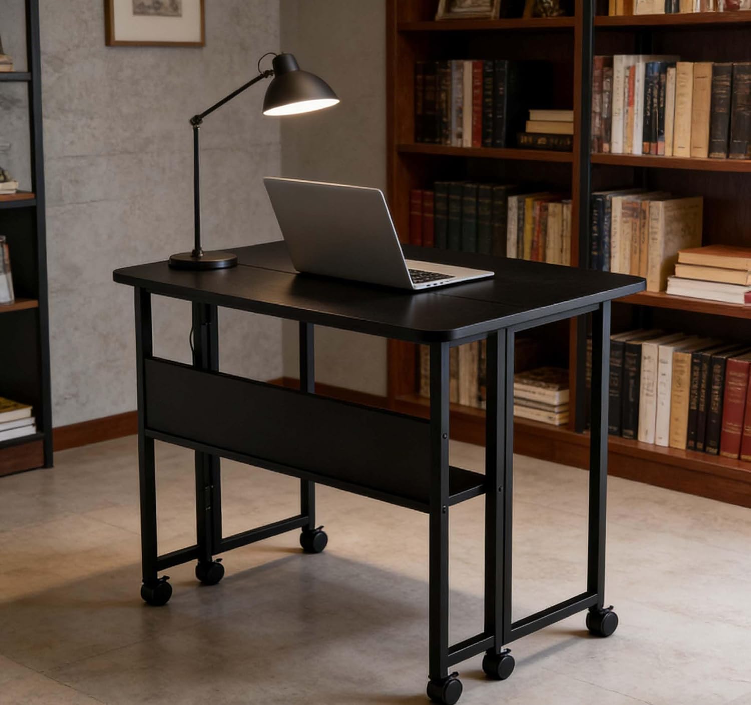 Amazon.com: SRJunidexor 31.5 Inch Folding Desk, Small Foldable Computer ...