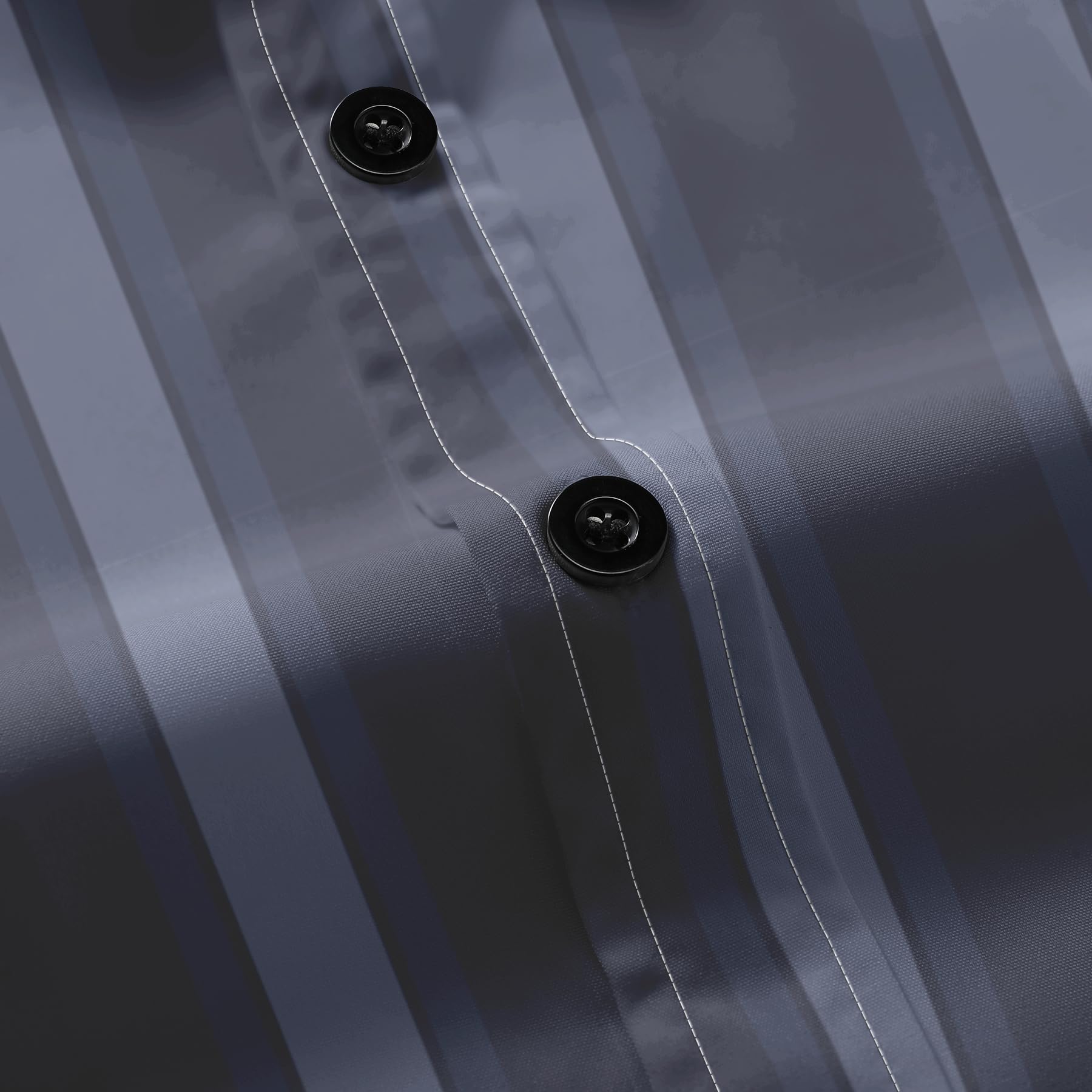 Allthemen Camicia da Uomo Maniche Lunghe Elegante Shirt Bottoni Estiva Slim Fit Tops Stampata Casual