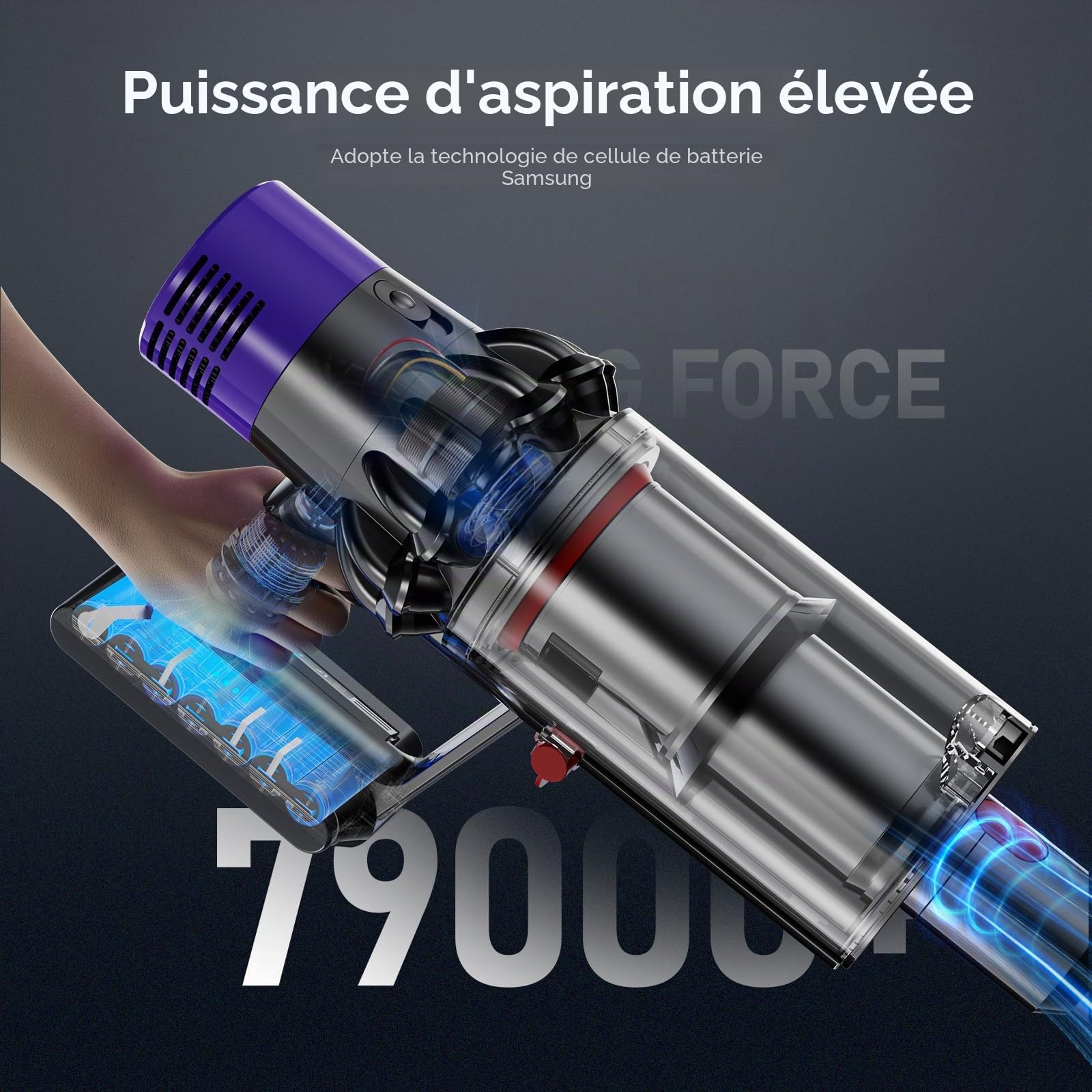 Keenstone 8000mAh Batterie pour Dyson V10 SV12 Animal Absolute Motorhead Parquet Fluffy Total Clean SV27 Cyclone Aspirateur sans Fil