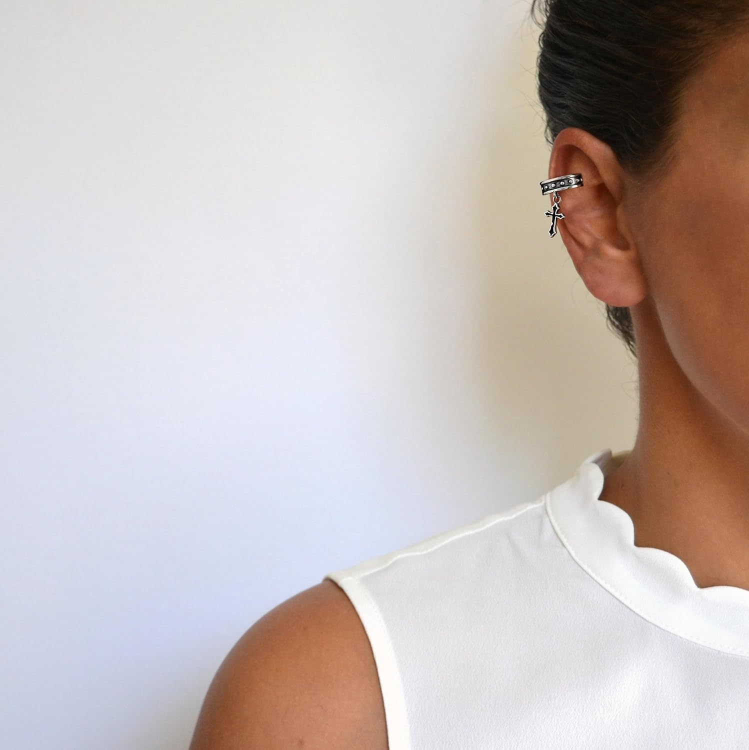 CHIC & ARTSY Ear Cuffs Non Piercing 925 Sterling Silver Ear Cuffs for Women & Men