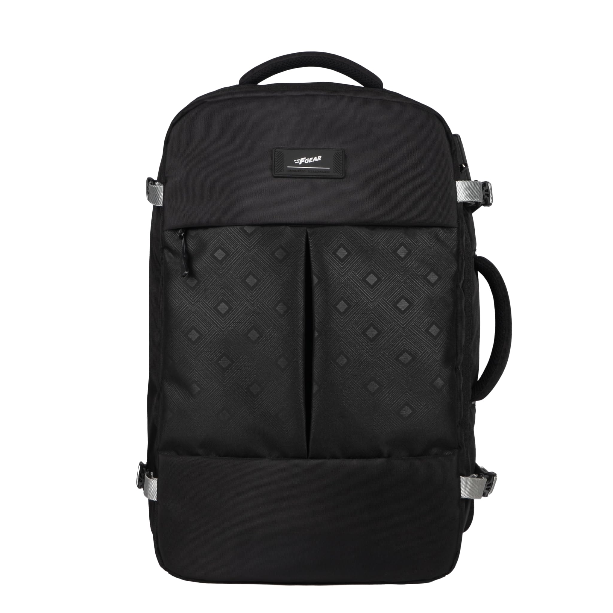 f gear Ambient Black 35L Laptop Overnighter|Premium Backpack|iPad Sleeve Fits 17" Laptop|Number Locking System|3 Way Carry Bag|Airport Bag|Expandable Weekender Bag|Travel Backpack For Men Women Adults-picture-29