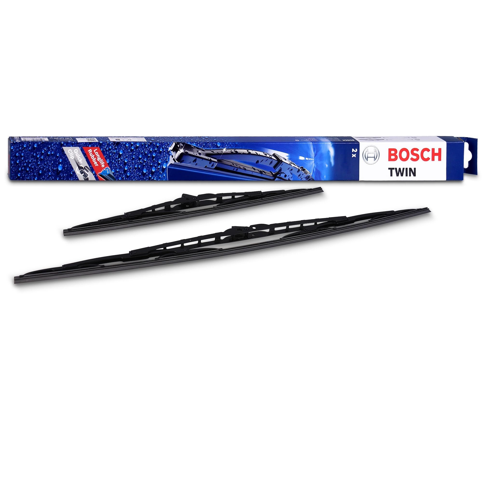 Bosch Wiper Blade Twin 612, Length: 600Mm/400Mm Â Set Of Front Wiper Blades 4047025520720