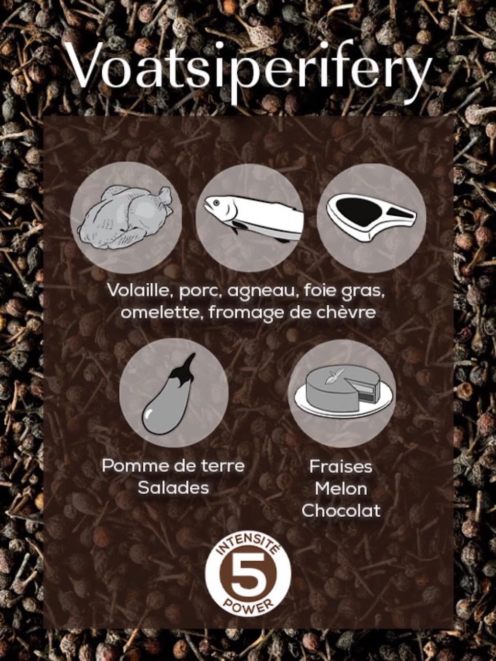 PEUGEOT - Multipack Poivres Premium - Kampot Noir & Rouge, Voatsiperifery, Mélange Fraîcheur - Origines Cambodge et Madagascar - Sachets Triple Protection - 4x60g