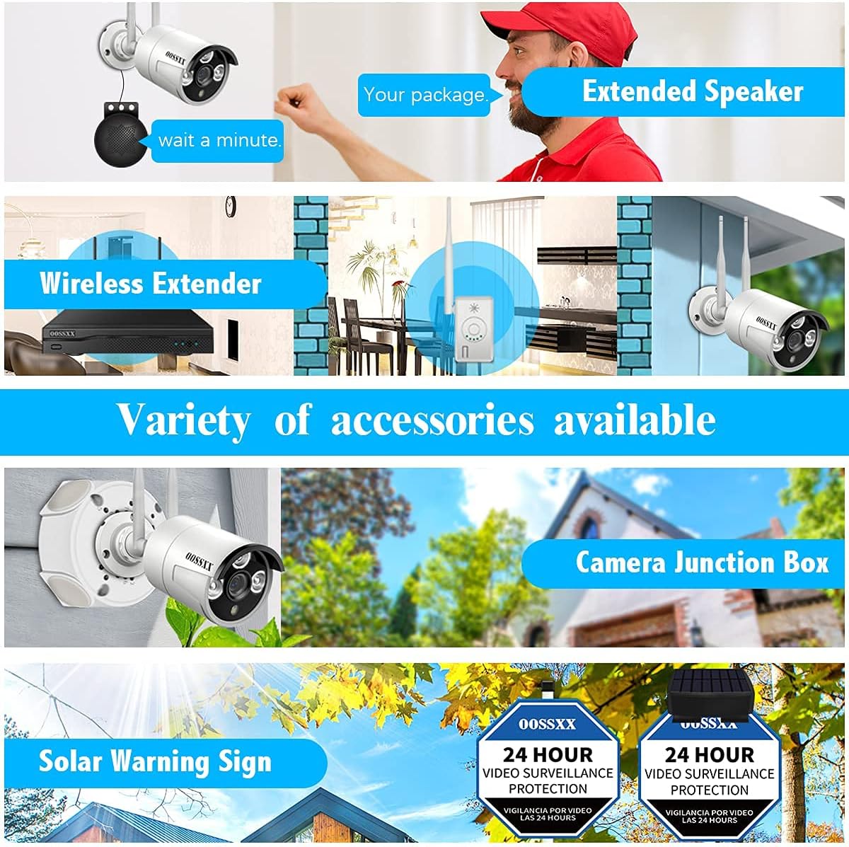 Flаѕh Dеаlѕ - 60% оƒƒ {90 Days Storage&Dual Antennas for WiFi Enhanced} AI Human Detected 2K 3.0MP Wireless Security Camera System,OOSSXX 8 Channel NVR HD Outdoor Home Surveillance WiFi Cameras Systems with 6TB HDD Tесh Dеаlѕ 🔥 {90 Days Storage&Dual Antennas for WiFi Enhanced} AI Human Detected 2K 3.0MP Wireless Security Camera System,OOSSXX 8 Channel NVR HD Outdoor Home Surveillance WiFi Cameras Systems with 6TB HDD