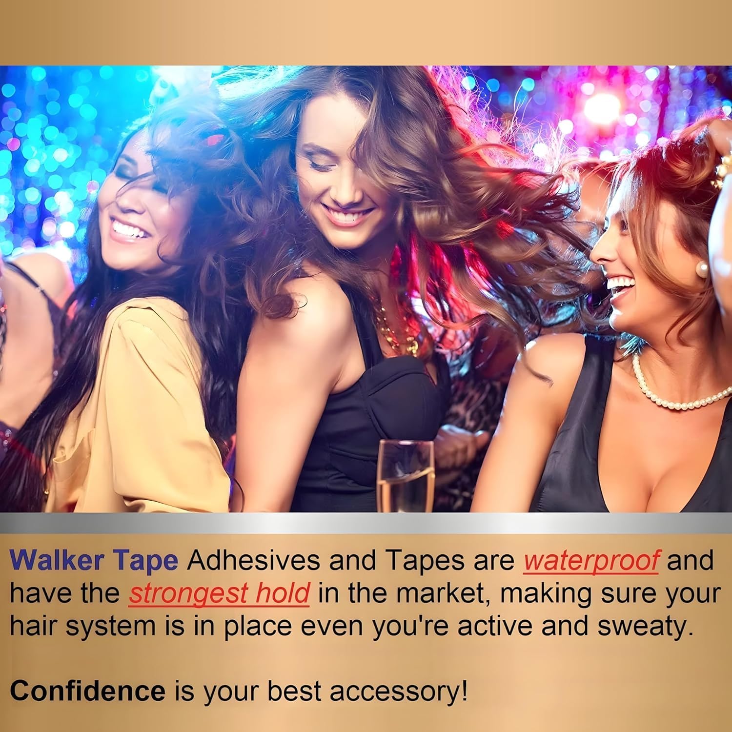 WALKER TAPE | UltraHold Glue For Wig, Toupee & Hair Patch | Strong Waterproof Hair System Adhesive | Long Lasting Wig Fixing Glue | Maximum wear (4+ weeks) | 15ml (0.5 FL OZ) | Pack of 1 2