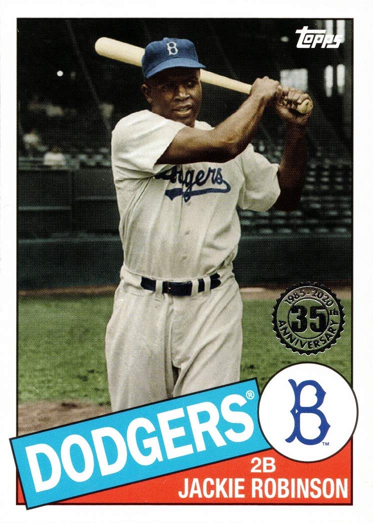 Amazon.com: 2020 Topps 1985 Topps Design #85-22 Jackie Robinson