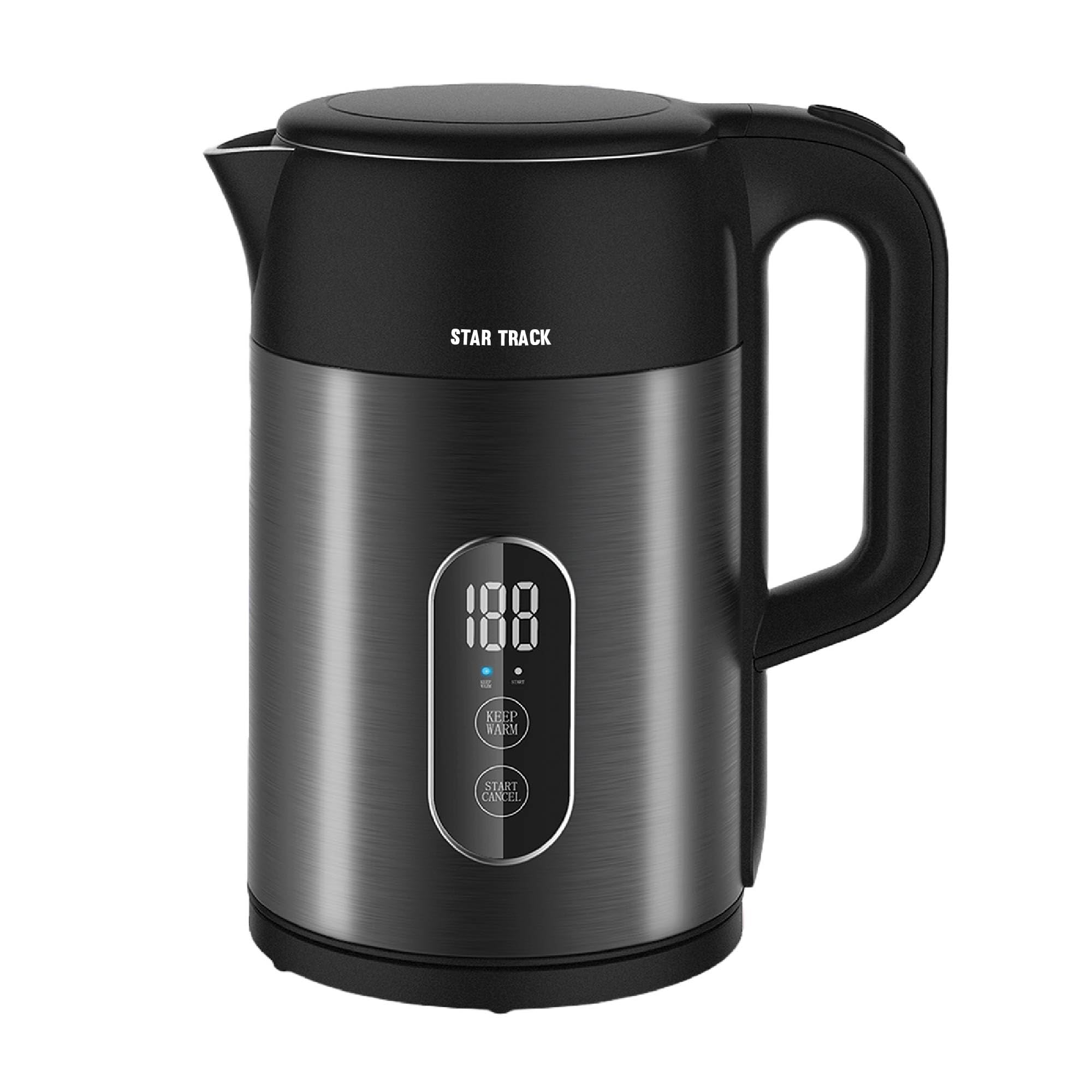 STAR TRACK 1.5L Electric Kettle ST-15TMD-KS2200, 2200W, Instant Heating, Temperature Selection, Boil-Dry Protection, Auto Shutoff and SS Lid Cover