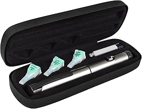 Portable Insulin Pen and Needle Travel Case, Holds 1 Insulin Pen, 3 Needles and 1 Insulin Cartridge, with 2 Pack Pocket Sharps Container, Keep Diabetic Supply Organizer & Safe(Case Only) Black