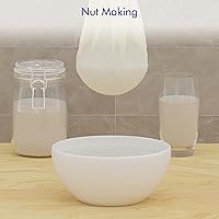 Vista 5 de 6 unidades de paño de queso reutilizable con dobladillo de grado 100, de 20x20 pulgadas, paño de queso con dobladillo para colar, 100% de algodón