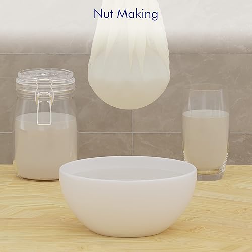 Miniatura 5 de 6 piezas de estopilla reutilizable, grado 100, 20 x 20 pulgadas, paño de queso con dobladillo para colar manualidades, colador de tela 100% algodón