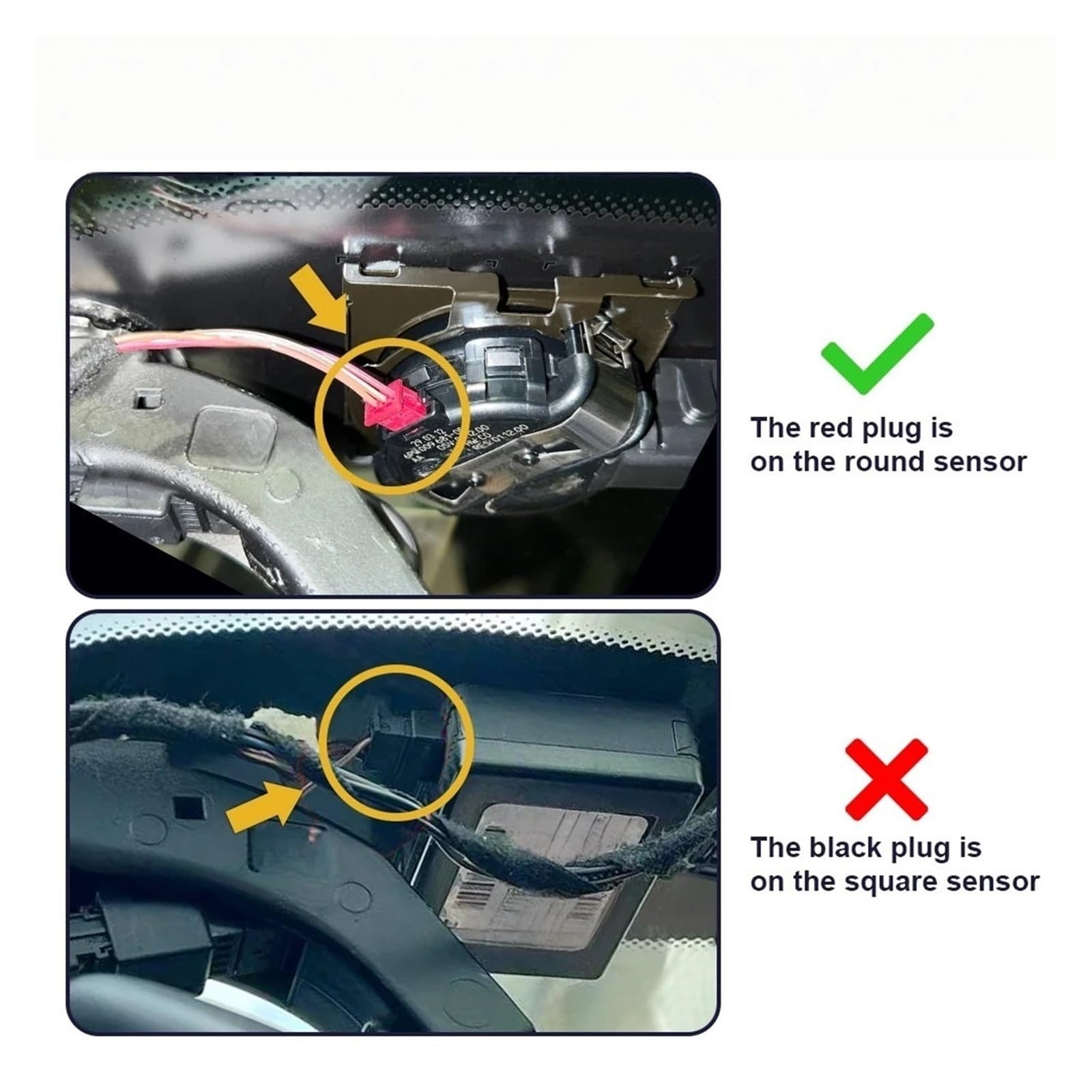 Cámara Dual para automóvil HD de 1080p, cámara para Tablero Delantera y Trasera 4K para cámara de salpicadero para BMW E chasis E60 E61 E65 E66 E70 E72 E83 E84 E88 E92 E93(HD2-6003,4K Front CAM 64GB)