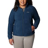 Columbia Benton Springs Full Zip Giacca di Pile, Blu Navy