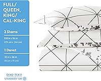 Vista 5 de Linen Market Funda de edredón individual para cama individual (gris) – Experimenta una comodidad similar a un hotel con una suavidad inigualable