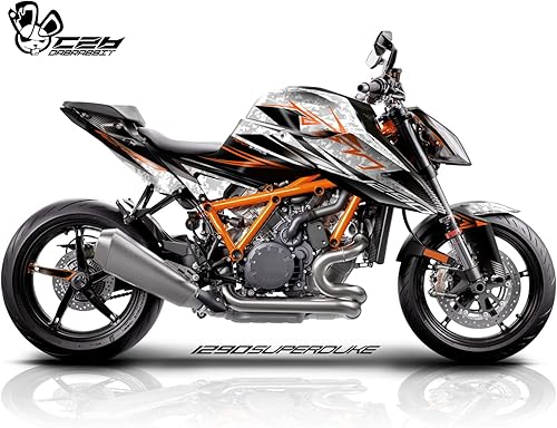 Juego de pegatinas para ktm 1290 Super Duke (20 ) (CM-W) (GLOSSY)