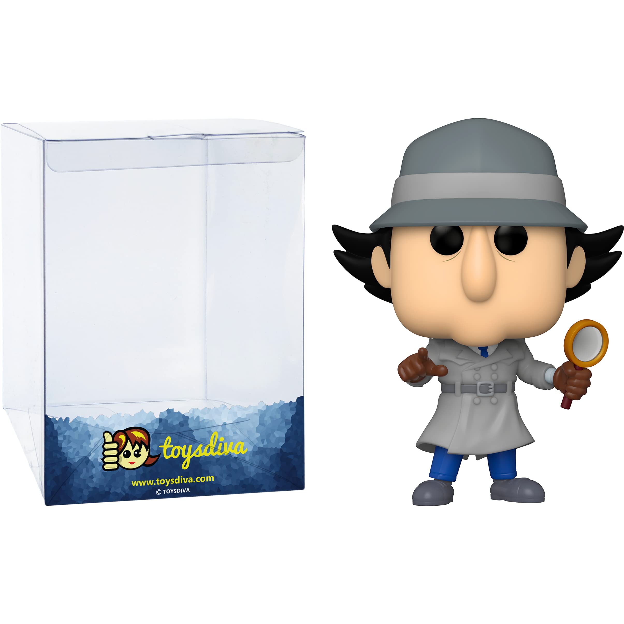 Inspect o r Gadg e t: Fun ko P o p ! Animation Vinyl Figurine Bundle with 1 Compatible 'ToysDiva' Graphic Protector (892 - 49268 - B)