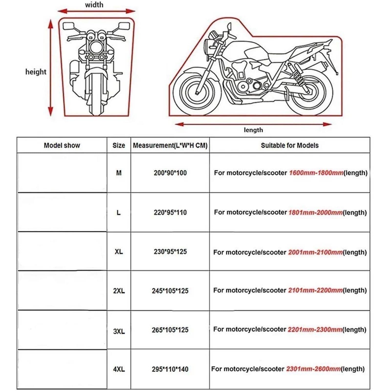 Copriveicolo Per Motociclette Per Carichi Pesanti