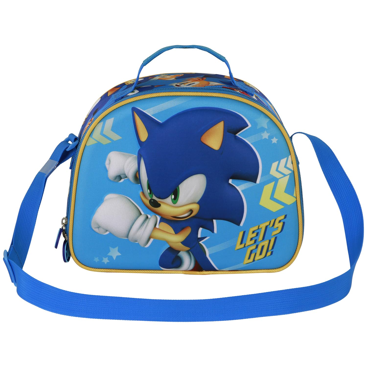Sac à Déjeuner Sonic The Hedgehog – Design Rétro Jeu Vidéo, Isolé, Durable Pour Enfants Aventuriers