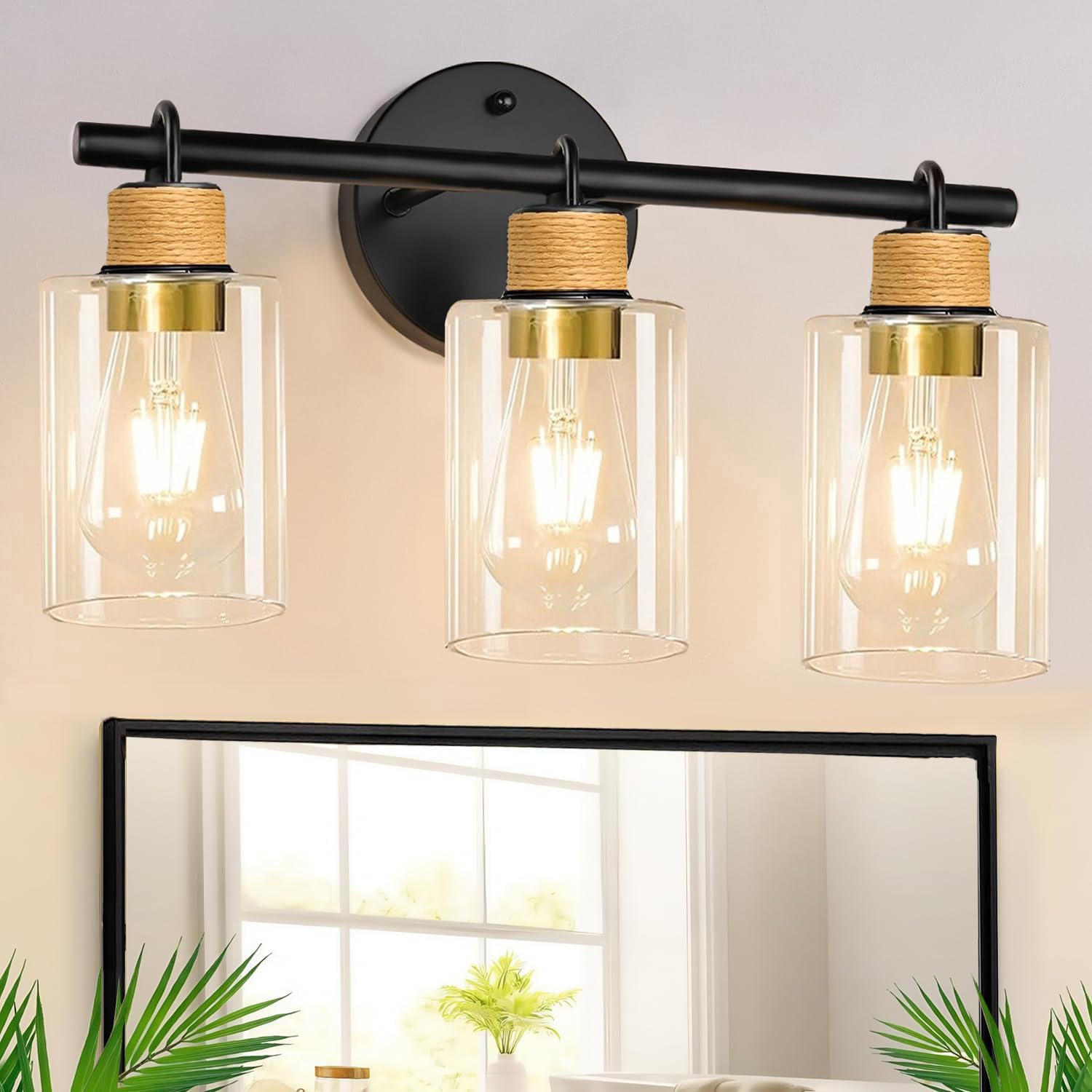 22% Off Joylen 3-Light Farmhouse Vanity Light