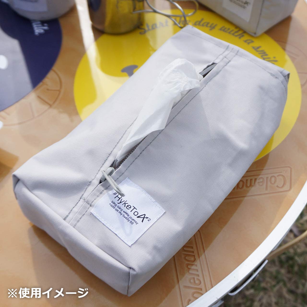 Amazon｜HykeToA2 モールシステム対応ティッシュケース (アイスグレー