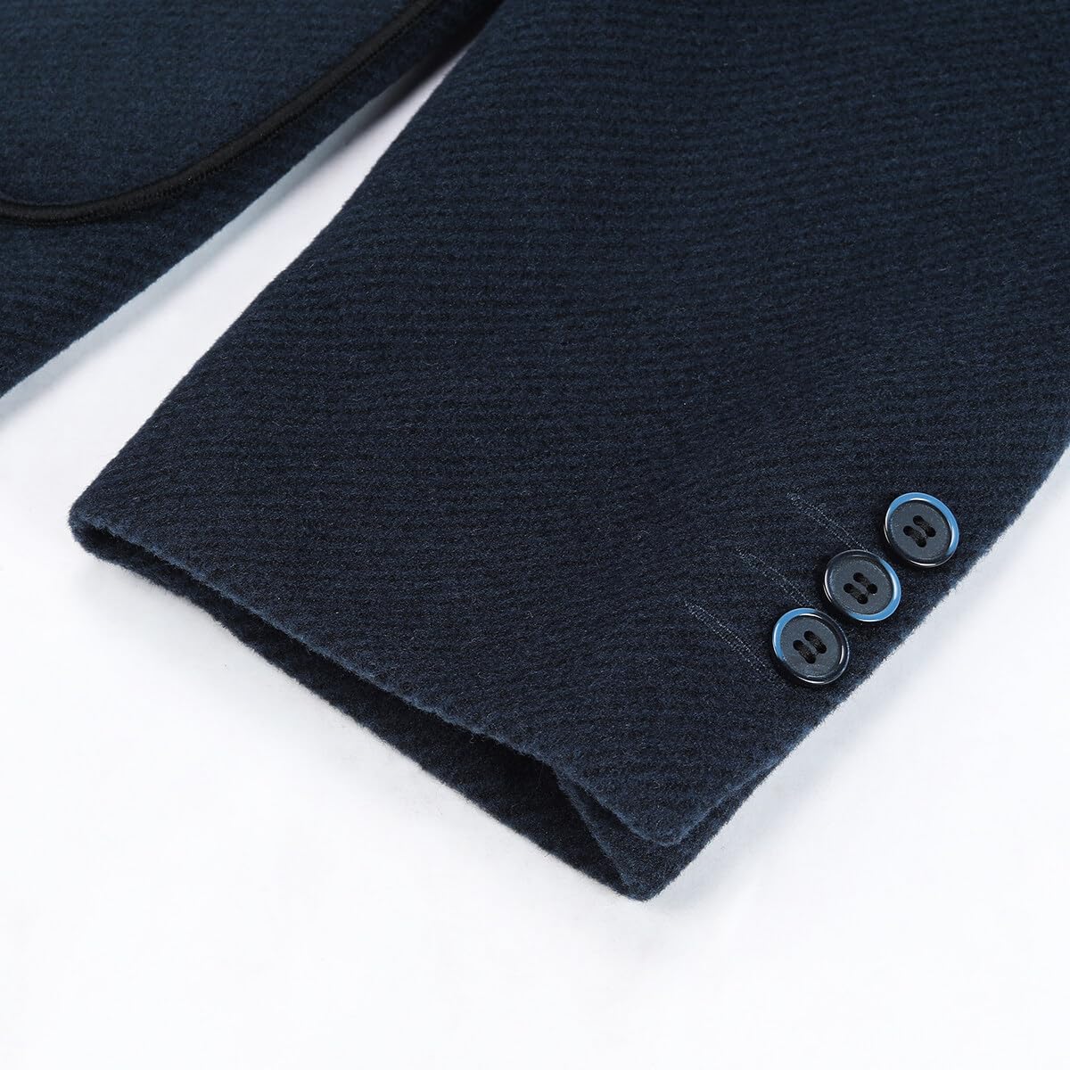 Allthemen Blazer Homme en Laine Silm Fit Veste Formel à Carreaux Deux Boutons pour l'hiver
