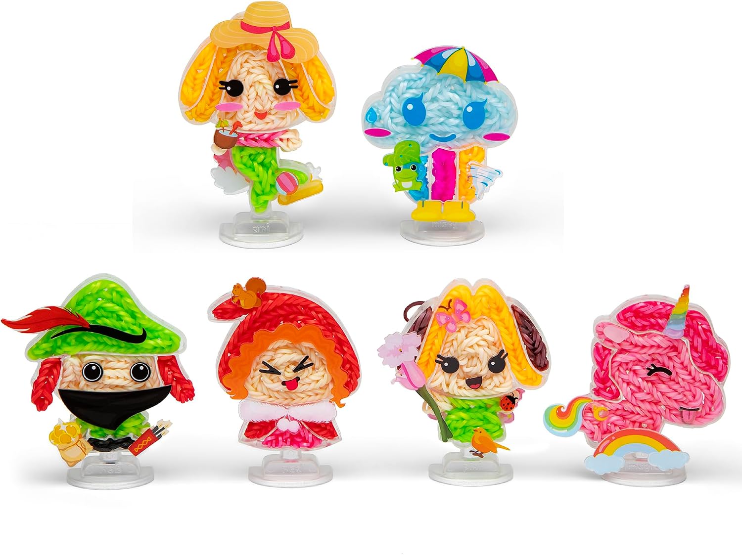 Rainbow Loom Loomies Fairy Tale DIY Character Kit - 6 Total Figures image 3