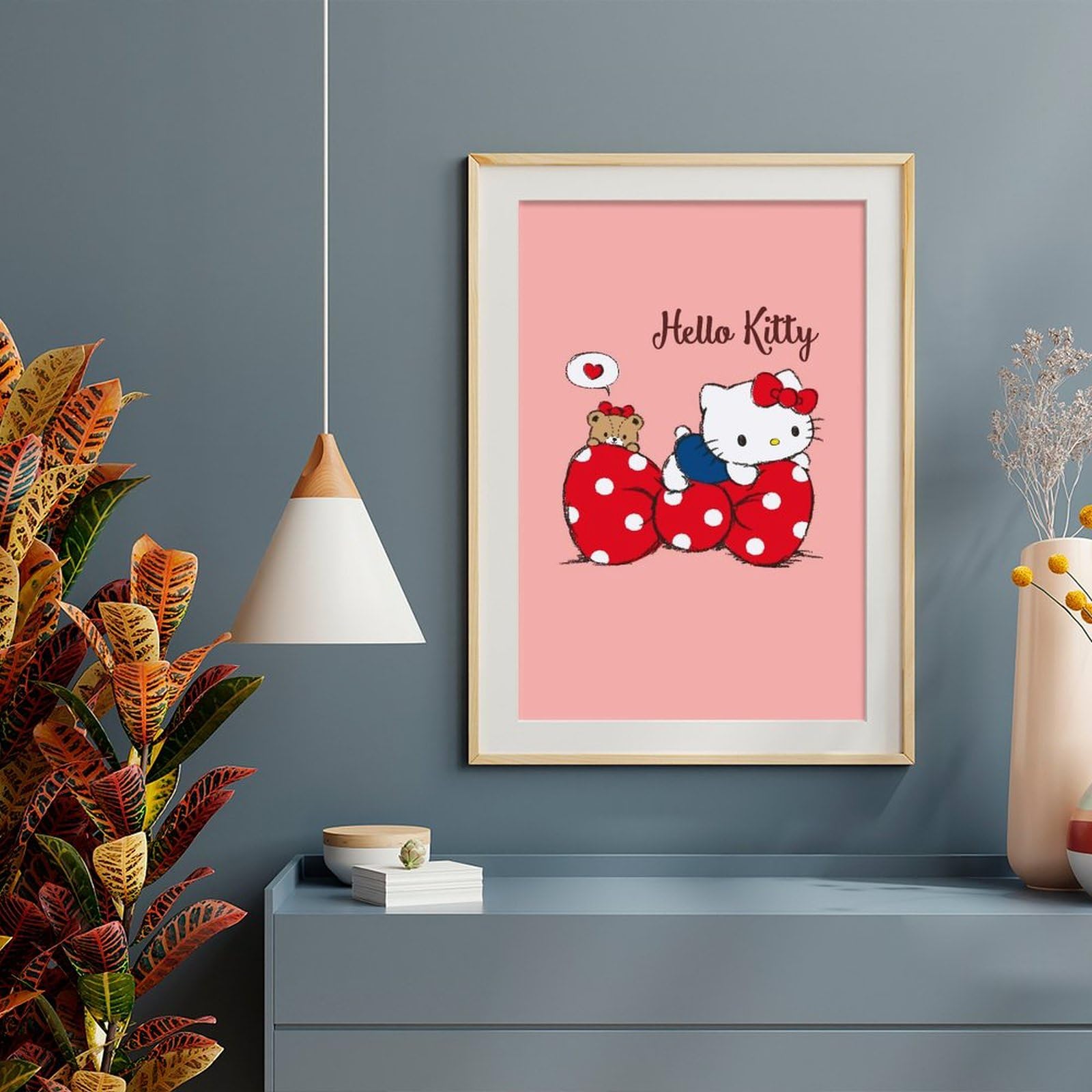 Amazon.co.jp: ハローキティ ポスター 絵画 インテリア 壁紙用 壁紙