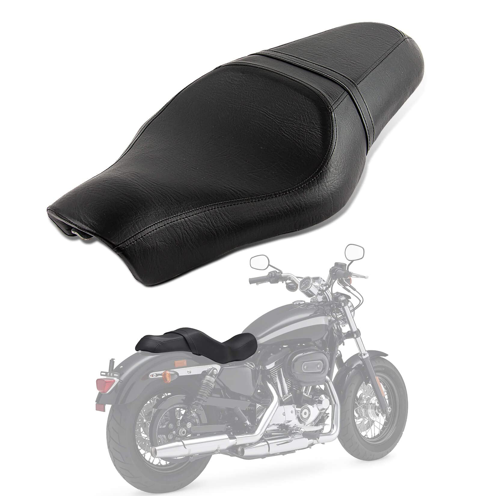 ハーレー 純正スポーツスター XL 1200 Nパッセンジャーシート - パーツ
