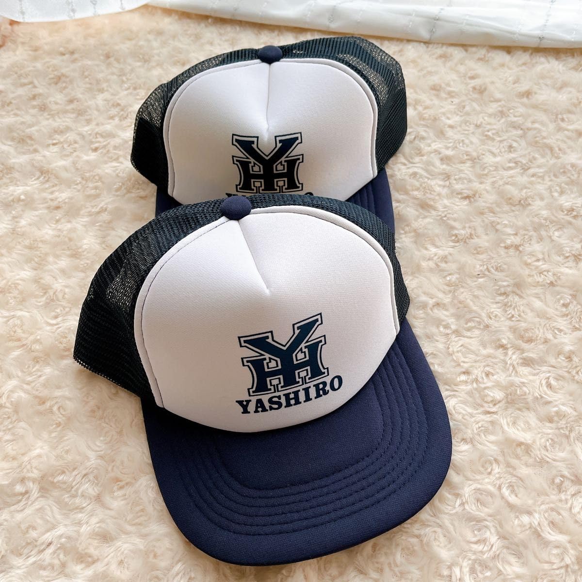 滋賀学園 公式戦帽子 選抜大会のみの実使用品 その他 - その他 