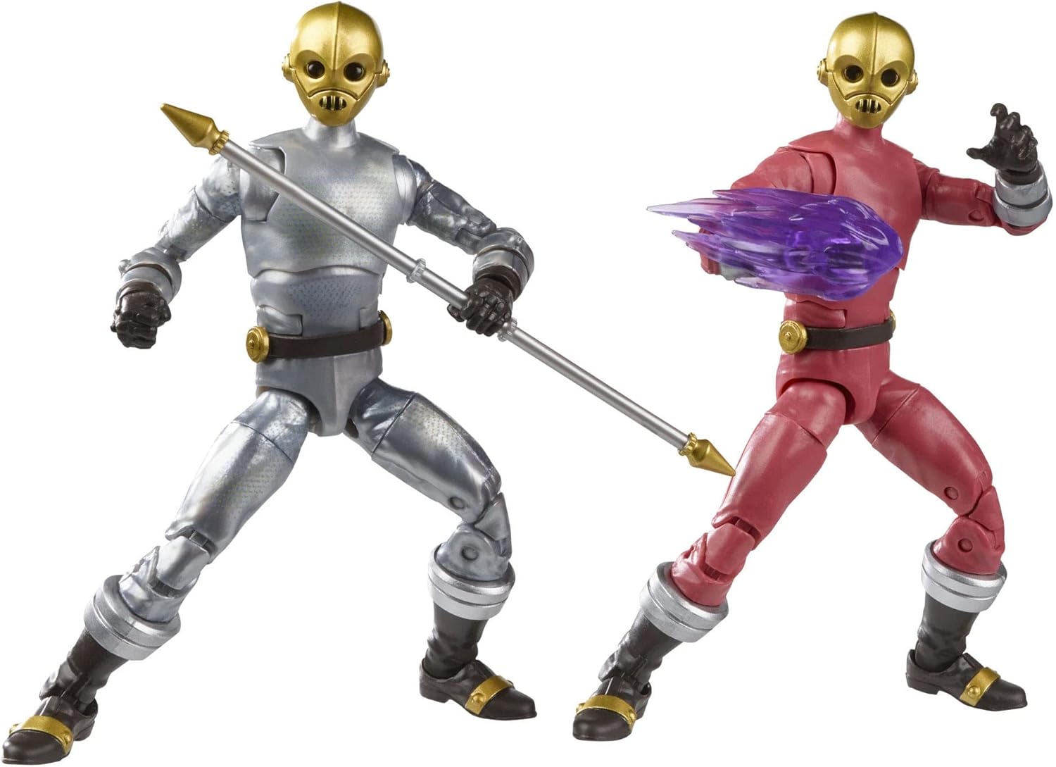 Power Rangers Lightning Collection Zeo Cogs 2-Pack 6-Inch Premium Collectible Action Figure Toys with Multiple Accessories Ages 4 and Up