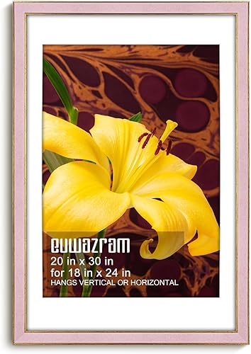 Miniatura 134 de Marco de gamuza de 10 x 13 pulgadas, marco individual, elegante marco verde de 10 x 13 pulgadas con paspartú para fotos de 8.5 x 11 pulgadas, para