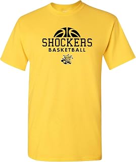 UGP Campus Apparel NCAA Basketball Hype Logo, Team Color T Shirt, College, University
