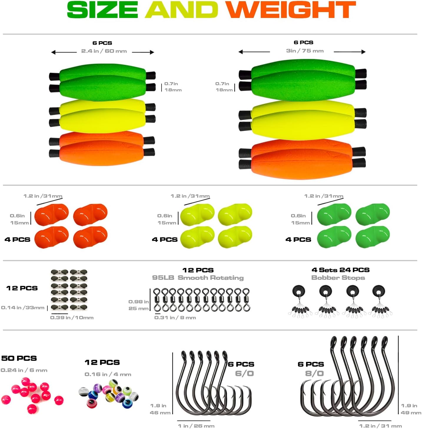 LOEIBMIRY Catfish Rig Making Kit, 126-Piece, photo 2 of 7