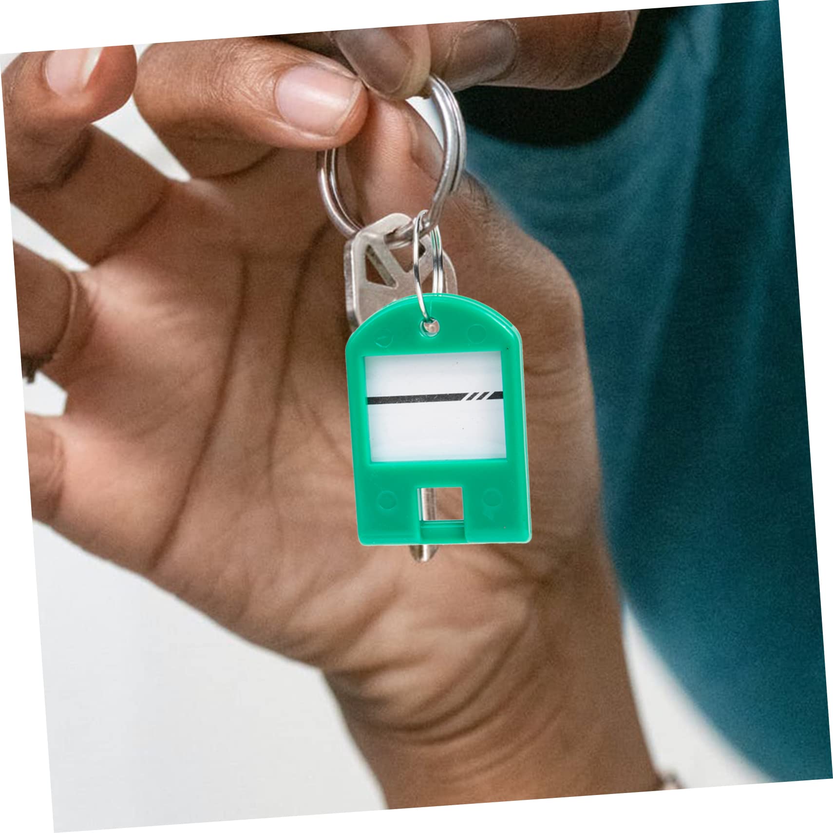 75 étiquettes Porte-clés Colorées En Plastique - Avec Anneaux Réutilisables - Pour Organiser Clés Maison, Bureau, Hôtel - Identification Facile Et Rangement Malin