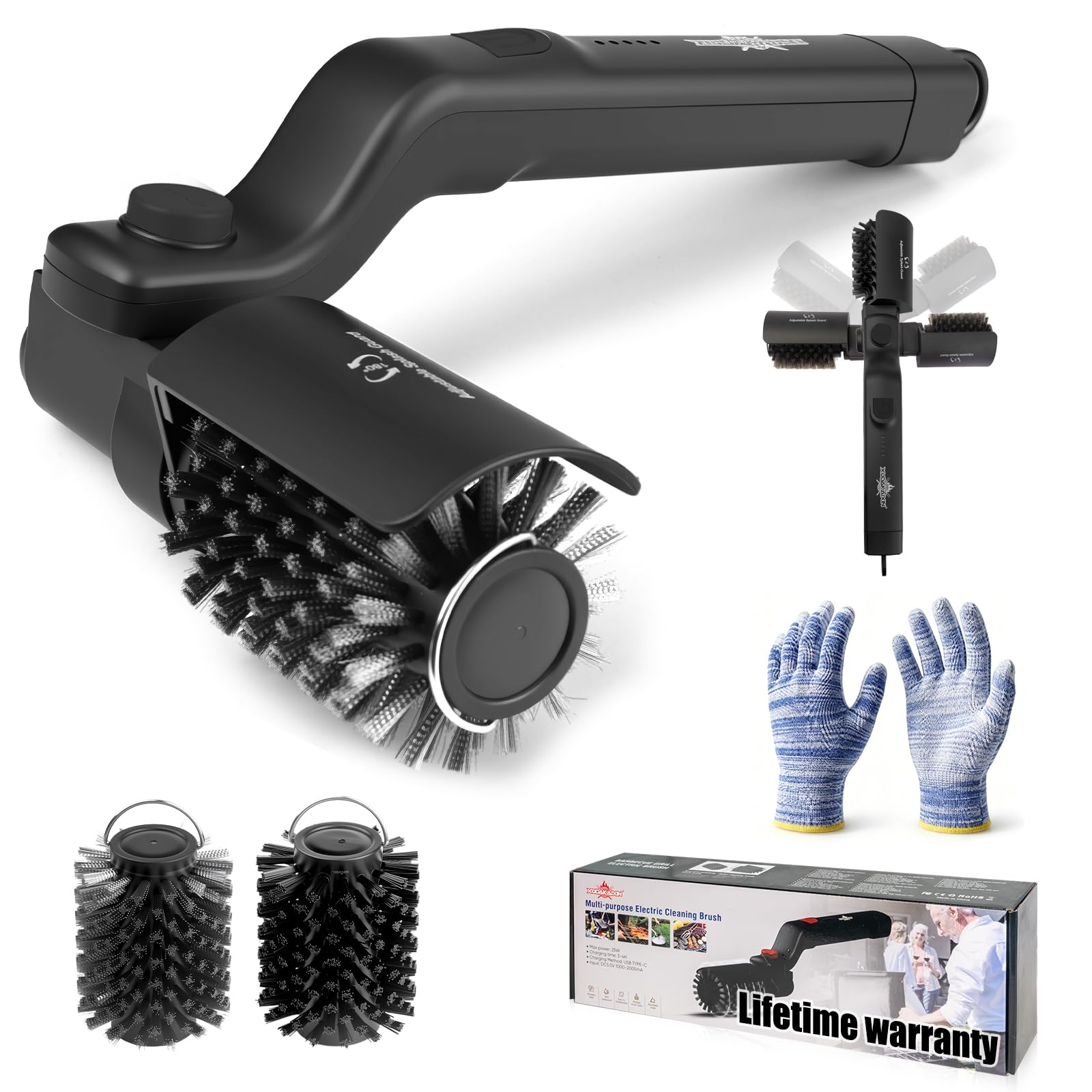 Brosse barbecue électrique sans fil pour simplifier vos repas de jardin